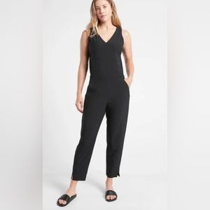 Athleta Brooklyn Jumpsuit Black Size 16 Tall